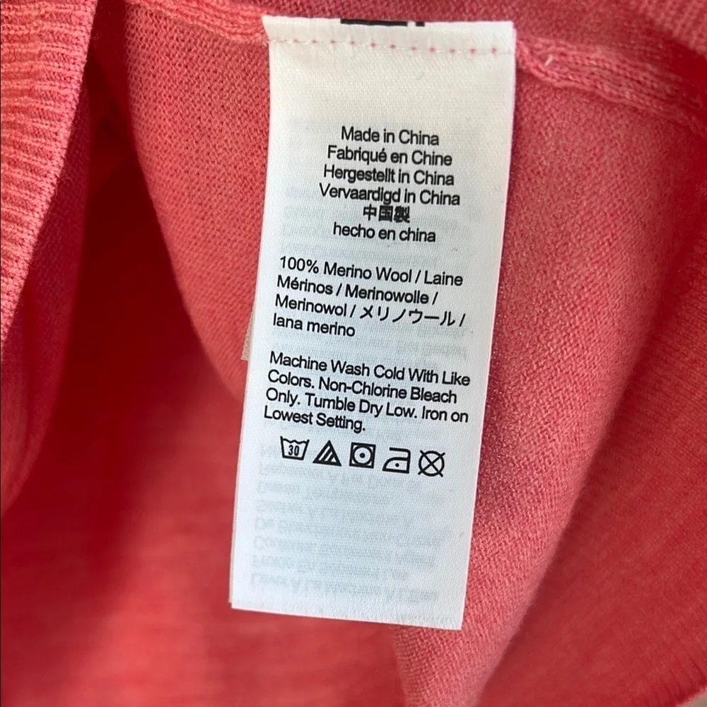 J. Crew Pink Crew Neck Sweater Lightweight Knit | XS